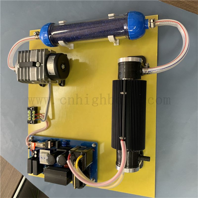  20G 30G chłodzone powietrzem regulowane zamykanie kwarcowe moduł generatora ozonowego rurki szklanej