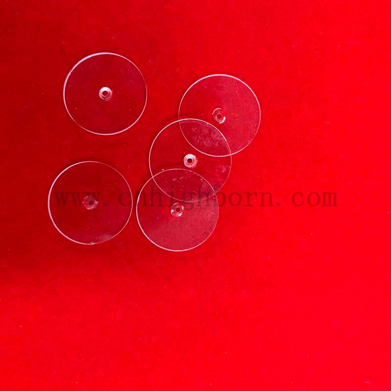 Okrągły polerowany talerz kwarcowy