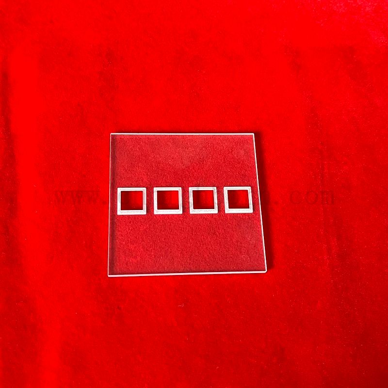 Polerowana tablica szkła kwarcowego z multibore do laboratoryjnej wirowania wody