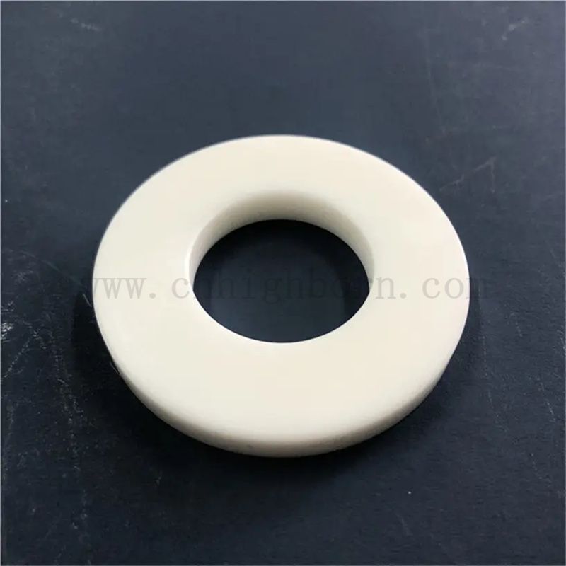 Dostosowany biały jttria stabilizowana odporność na ścieranie cyrkonia pierścień ceramiczny Zro2 Hoop