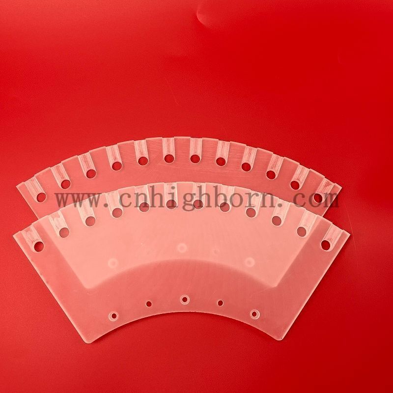 Przezroczysta płyta ze stopionej krzemionki