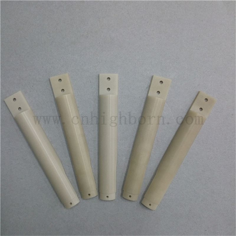 Wysoka przewodność cieplna Aluminiowa azotek ceramiczne części zużywają odporne na ALN wał ceramiczny