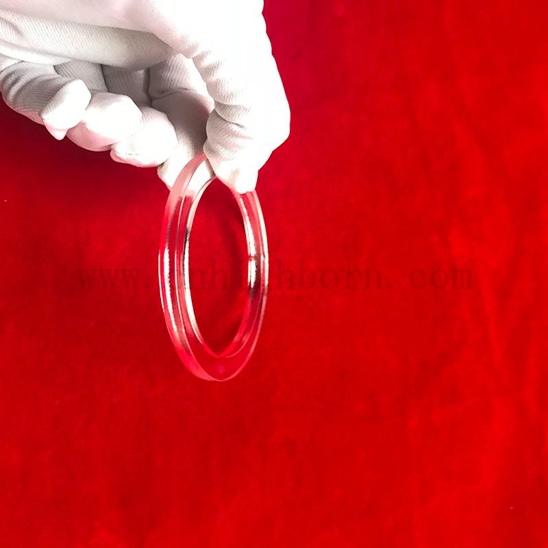 Clear stopion kwarc krzemionkowy mały kołnierz rozmiaru do zastosowań półprzewodników