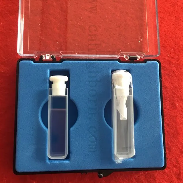 Q114 standardowe komórki 2 boki przezroczyste kwadratowe laboratorium UV 10 mm długość ścieżki kwarcowej szklana kuwetka