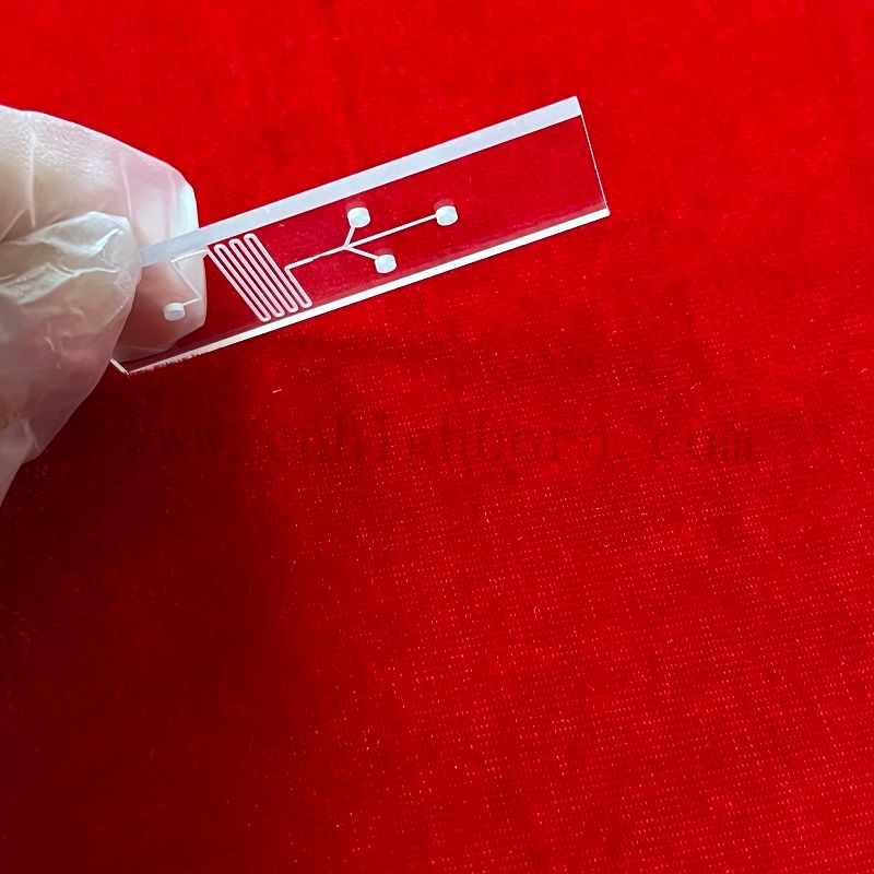 Kwarcowy szklany układ mikroprzepływowy do wykrywania spektrofotometrii ultrafioletowej mikroreactor