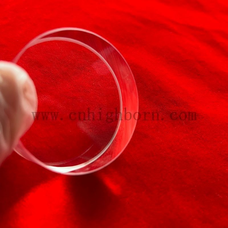 Talerz ze szkła kwarcowego i krzemionkowego