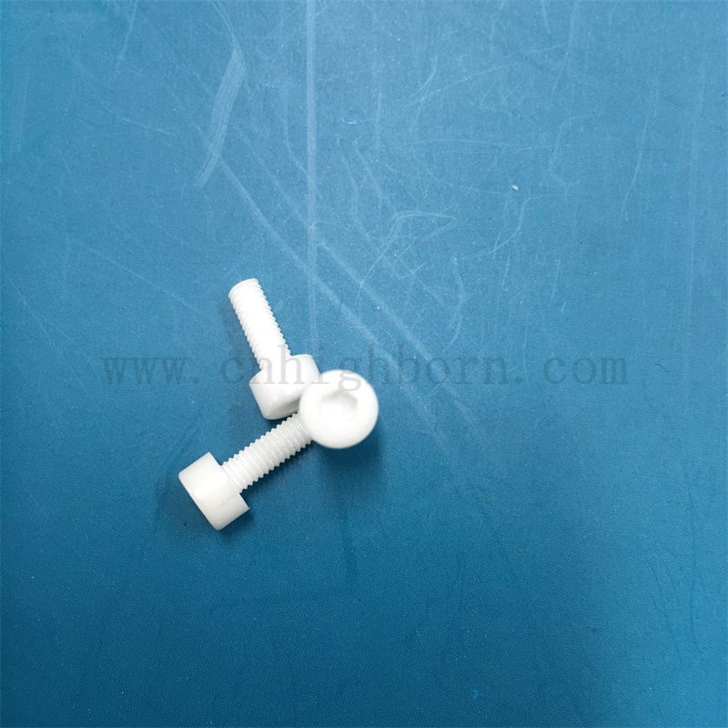 Śruba ceramiczna z cyrkonia ceramiczna śruba ceramiczna zro2 śruba ceramiczna