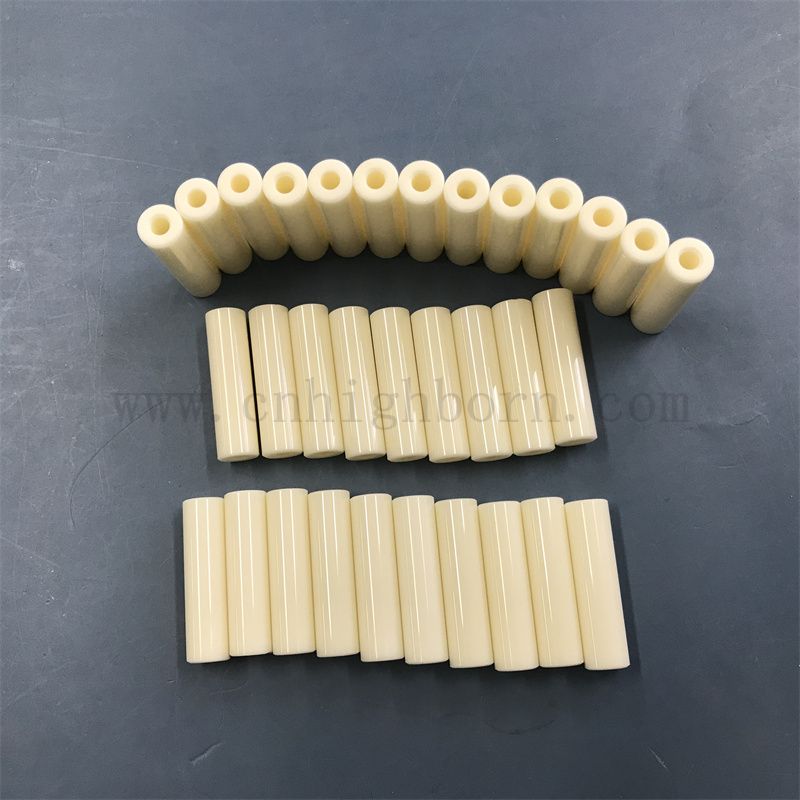 Dostosowane 99%AL2O3 Polerowanie lustra tlenku glinu ceramiczna rura izolacyjna
