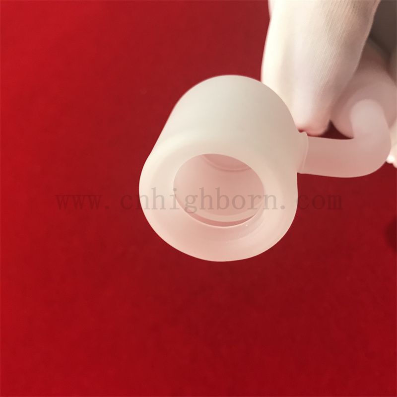 Opór ciepła Płaski, nieprzezroczysty, mleczny biały kwarcowy banger