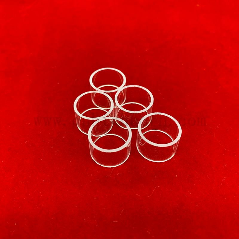 Przezroczysty szklany kwarcowy kwarc krzemionkowy do chemii laboratorium