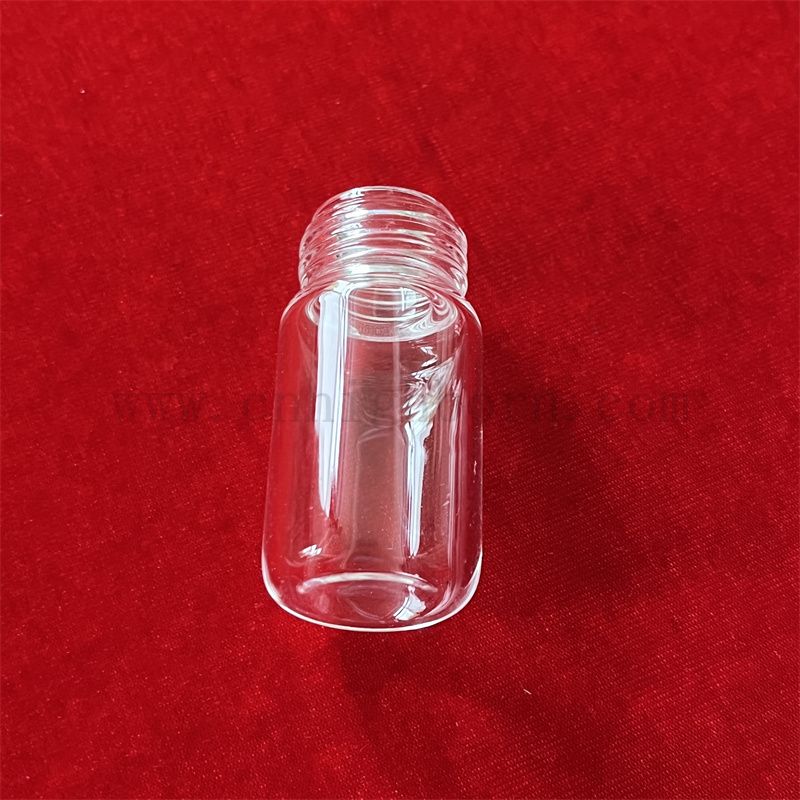 Dostosowane przezroczyste zakręcone kwarcowe kwarcowe klęskość krzemionka szklana szklana rurka testowa