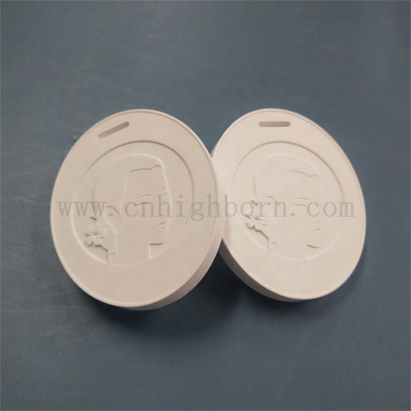 Konfigurowalny wzór Hanglable Używanie samochodu gips aromat dyfuzor porowata ceramiczna płyta ceramiczna