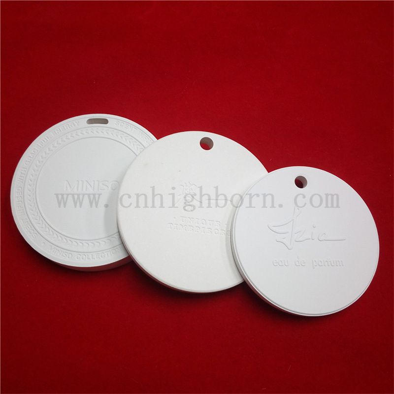 Dysponowany dysk z olejem eterycznym z logo z logo