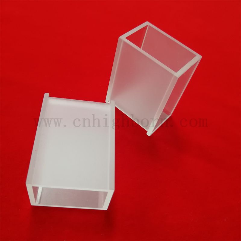 Standardowy przezroczysty spektrofotometr kuwetowy kwarcowy kwarc szklana kuwetka próbka komórek biochemii analizator biochemii