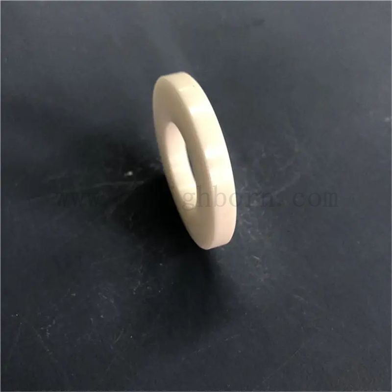 Dostosowany biały jttria stabilizowana odporność na ścieranie cyrkonia pierścień ceramiczny Zro2 Hoop