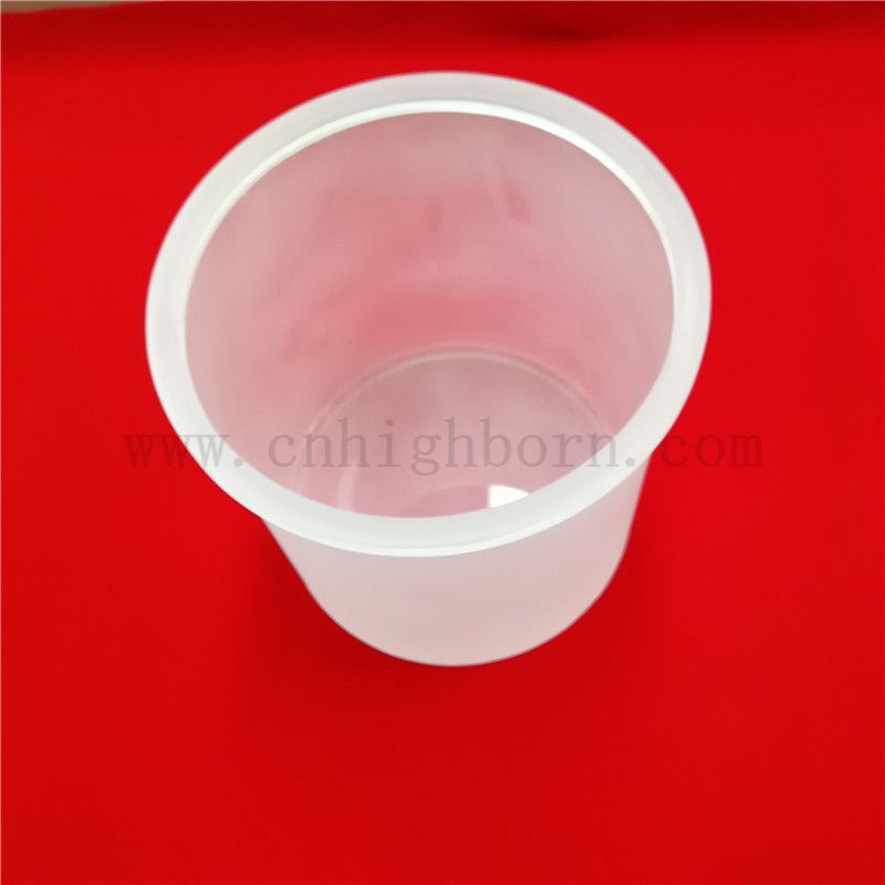 Odporność na ciepło dostosowana stopionowa krzemionka półprzezroczysta kwarc tygla