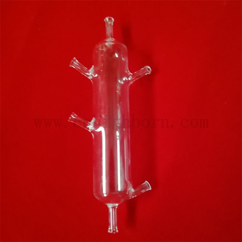 Konfigurowalne o wysokiej czystości przezroczyste kwarcowe szklane trawienie rurka piroliza stopioną krzemionkę rurkę z krzemionką