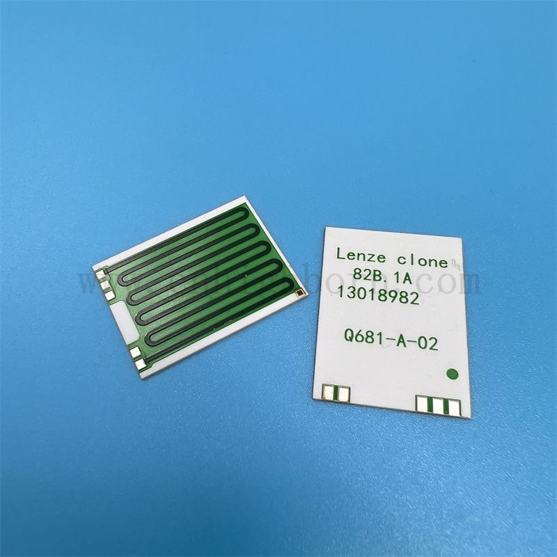 Dostosowany wielowarstwowy tlenek glinu zintegrowany kompozycja ceramiczna Rezystor Podłoże Gruba czujnik czujnika elektronicznego drukowanej tablicy drukowanej