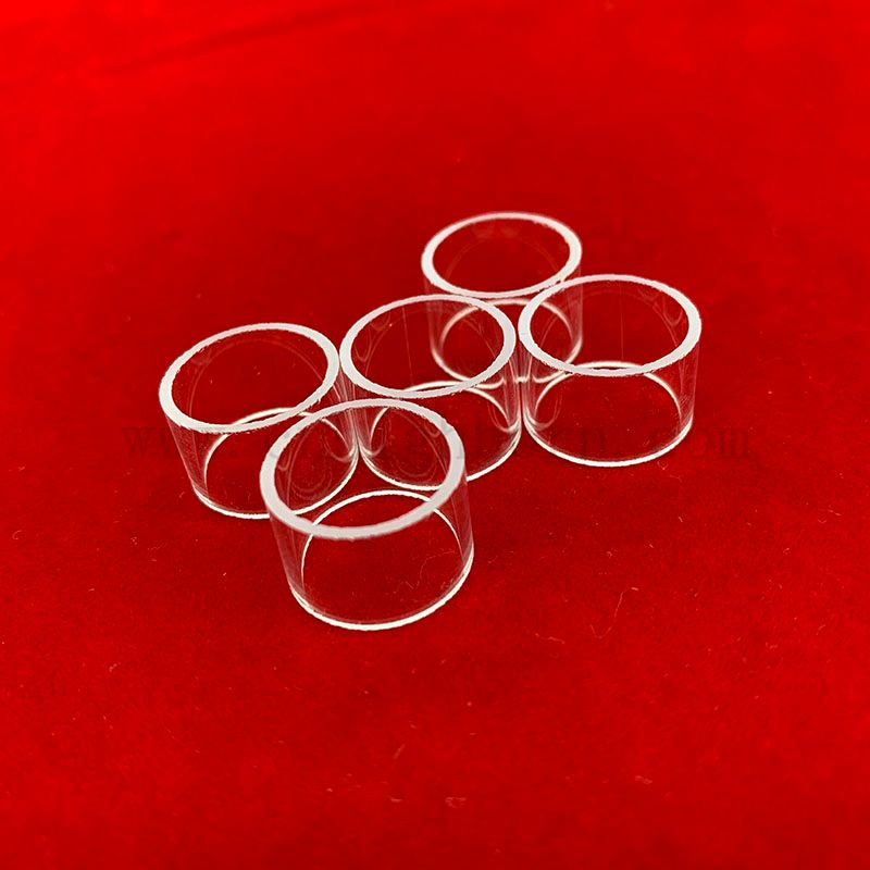 Przezroczysty szklany kwarcowy kwarc krzemionkowy do chemii laboratorium