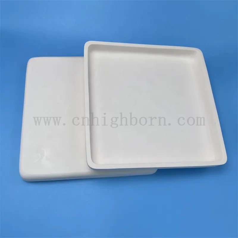 Ceramiczny tygla Alumina Alumina AL2O3 stopiona metalowa łódź ceramiczna Sagger