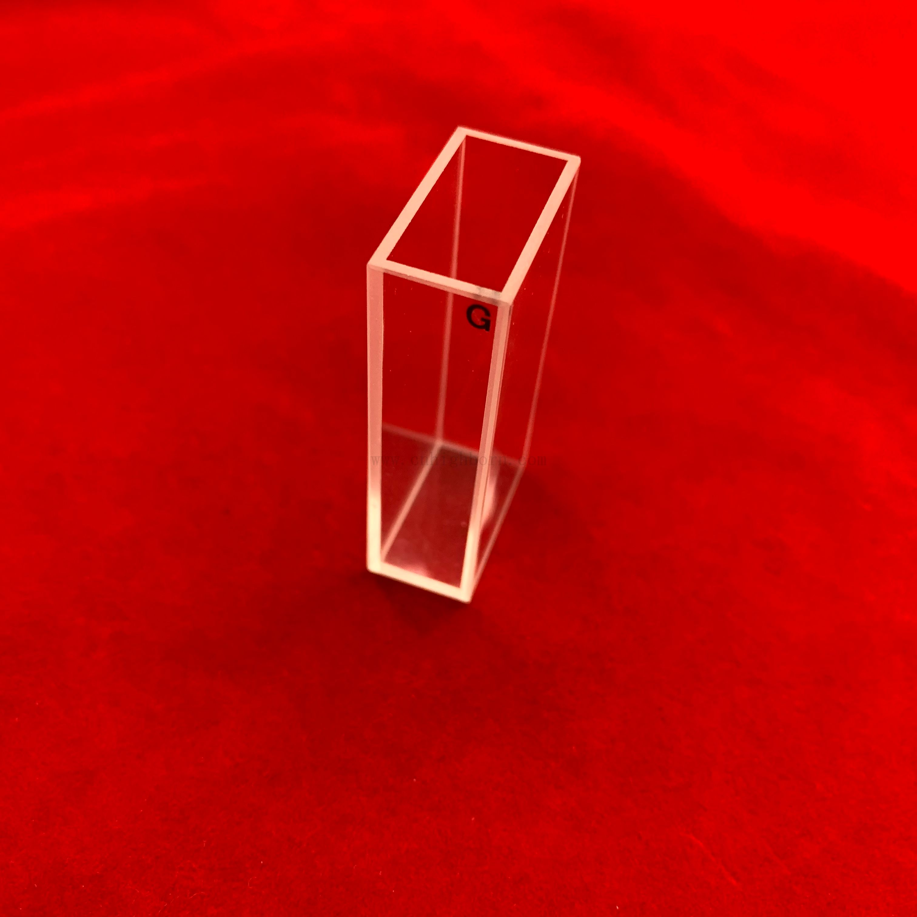 Clear optyczna spektrofotometr kuwety 7 ml kwarc szklana kuwetka standardowa komórka fluorometru z pokrywką