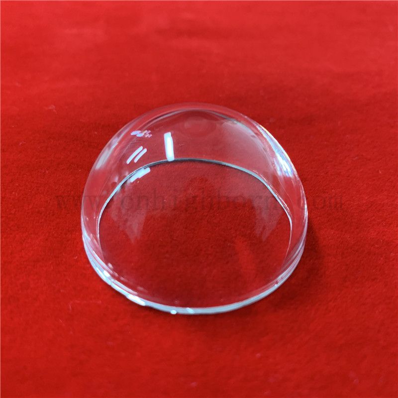 Odporność na ciepło przezroczysty kwarc szklany tygły złożone krzemionka pół miski