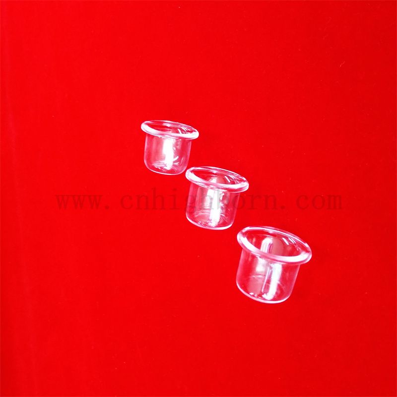 Testowanie laboratoryjne Dostosowane przezroczyste odporność na ciepło kwarc szklany tygiel 