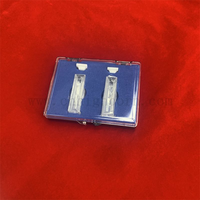 Badania oporności na oporność cieplną kwarc szklany analizator kuwety niestandardowy mikro floremometr komórka