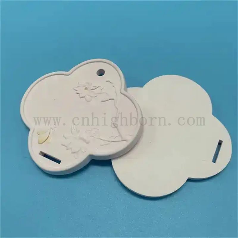 Dostosowany biały znakomity wzór Aroma dyfuzor wisiorek ceramiczny kamień