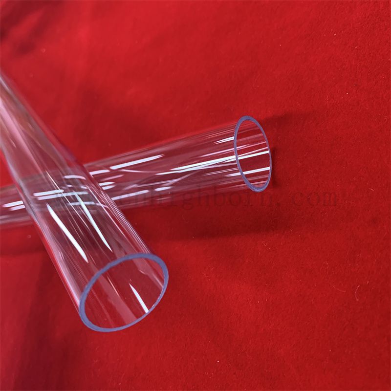 Producent oporności na ciepło dostosuj szklaną rurkę kwarcową UV