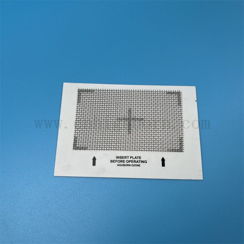 Metalowa siatka ze stali nierdzewnej ceramiczna płytka ozonowa do użycia maszyn ozonowych