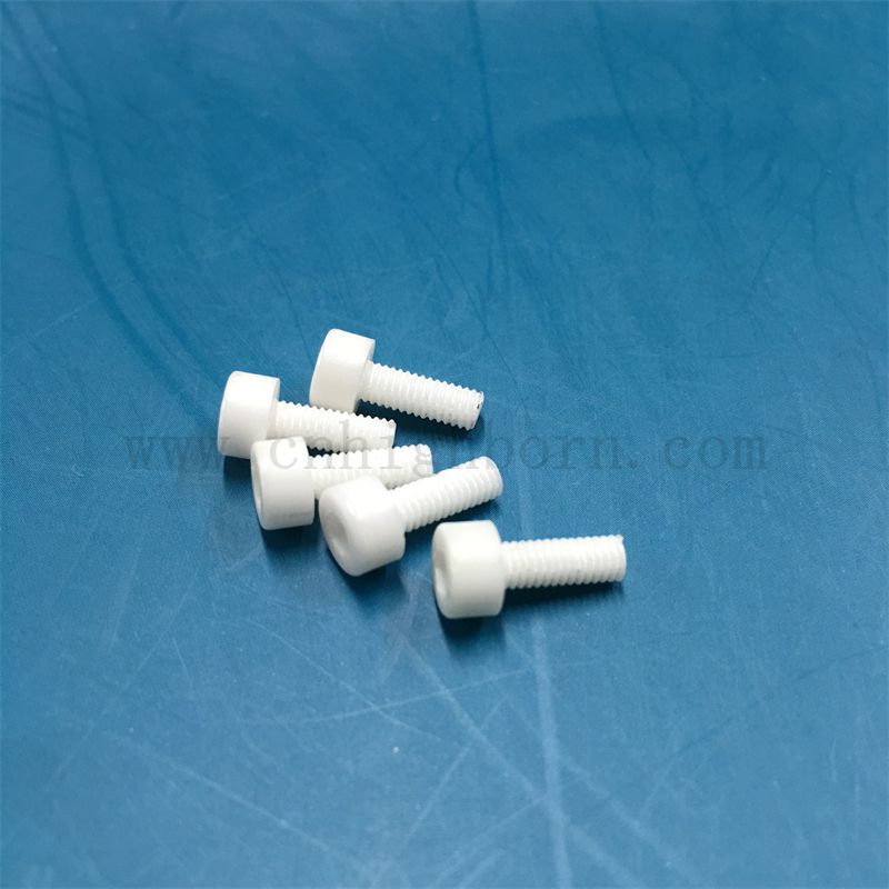 Śruba ceramiczna z cyrkonia ceramiczna śruba ceramiczna zro2 śruba ceramiczna