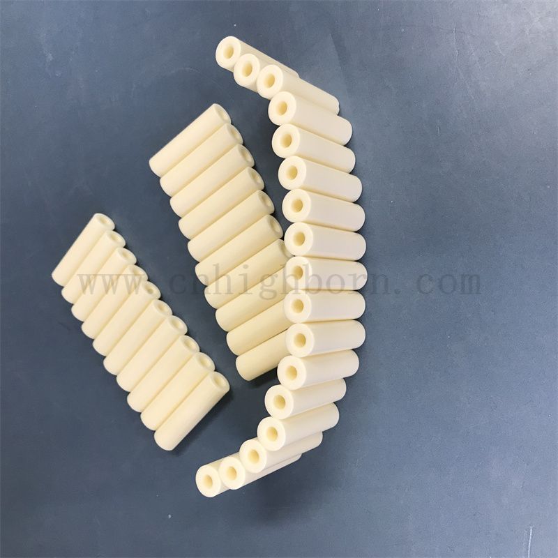 Dostosowane 99%AL2O3 Polerowanie lustra tlenku glinu ceramiczna rura izolacyjna