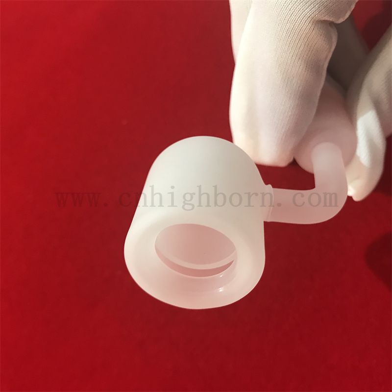 Opór ciepła Płaski, nieprzezroczysty, mleczny biały kwarcowy banger