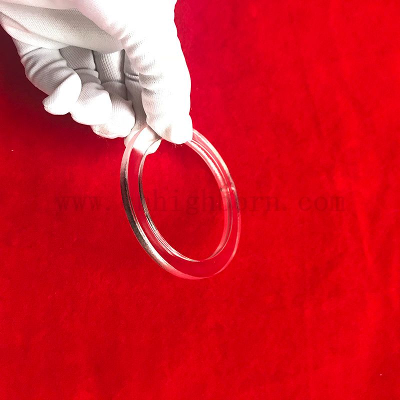 Clear stopion kwarc krzemionkowy mały kołnierz rozmiaru do zastosowań półprzewodników