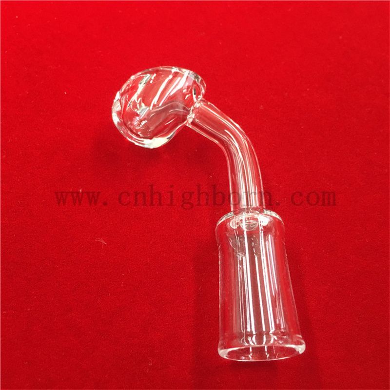 Wysoka temperatura oporność na kątowy i płaski przezroczysty kwarcowy kwarcowy banger z kwarcowym kwarcowym banger