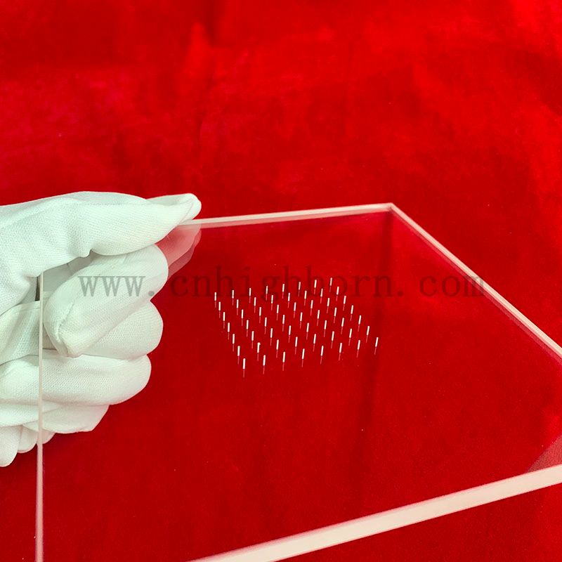 PolerowaniePrzezroczysta płyta kwarcowa