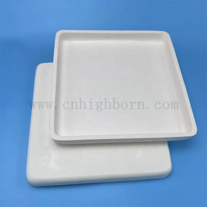 Ceramiczny tygla Alumina Alumina AL2O3 stopiona metalowa łódź ceramiczna Sagger