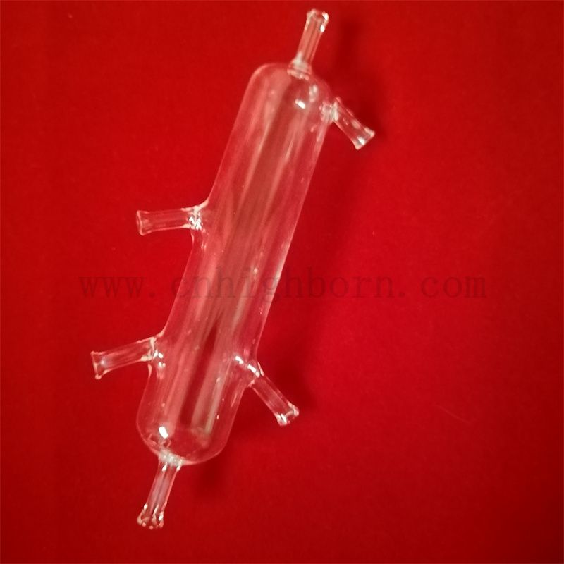 Konfigurowalne o wysokiej czystości przezroczyste kwarcowe szklane trawienie rurka piroliza stopioną krzemionkę rurkę z krzemionką