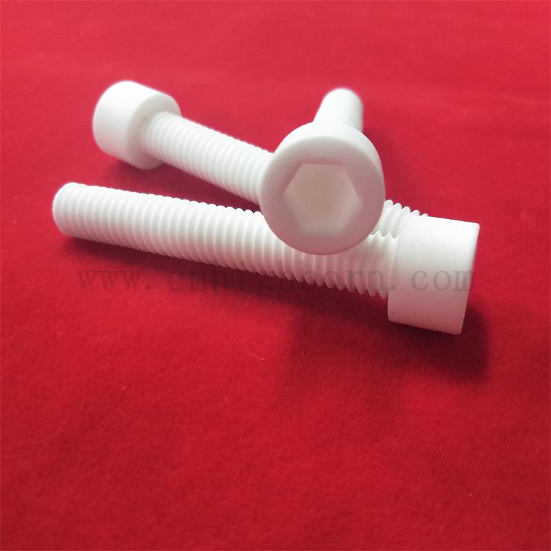 Dostosowywana ceramiczna śruba śruba z izolacją ceramiczną M10 Al2O3 pręt