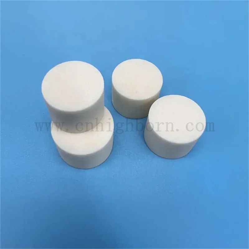 Industrial High Hardness Zużycie Odporność na glinę ceramiczny okrągły pręt AL2O3 Blok cylindryczny