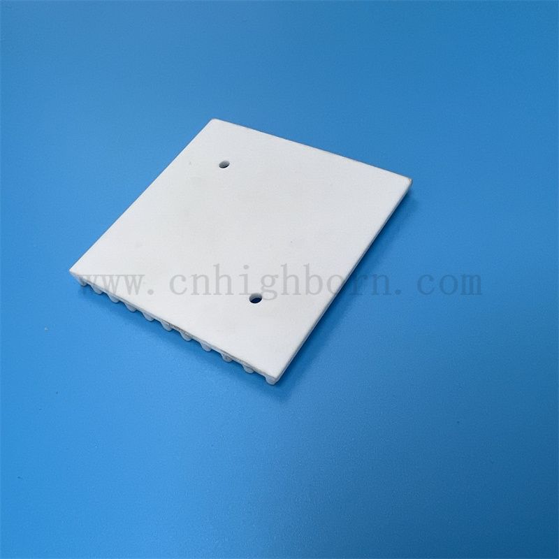 Wysoka temperatura oporność na glina ceramiczny radiator AL2O3 Ceramiczna płyta izolacyjna