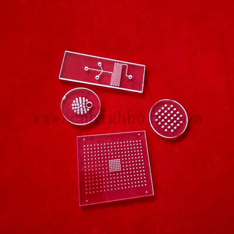 Niestandardowa płyta ze szkła kwarcowego 