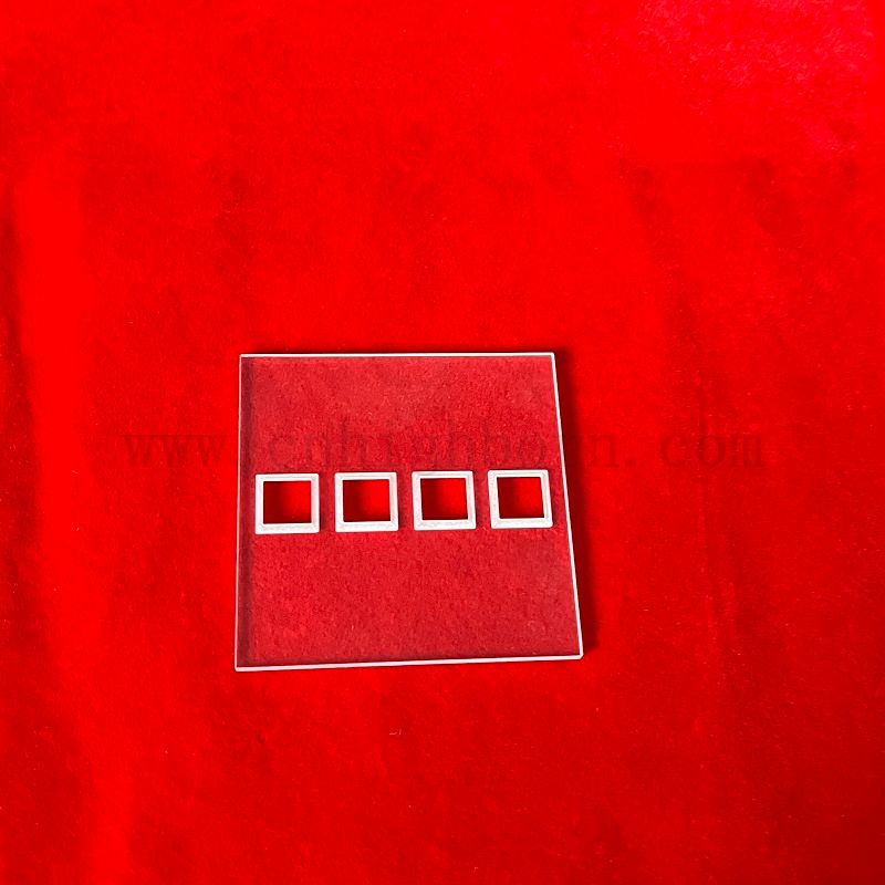 Polerowana tablica szkła kwarcowego z multibore do laboratoryjnej wirowania wody