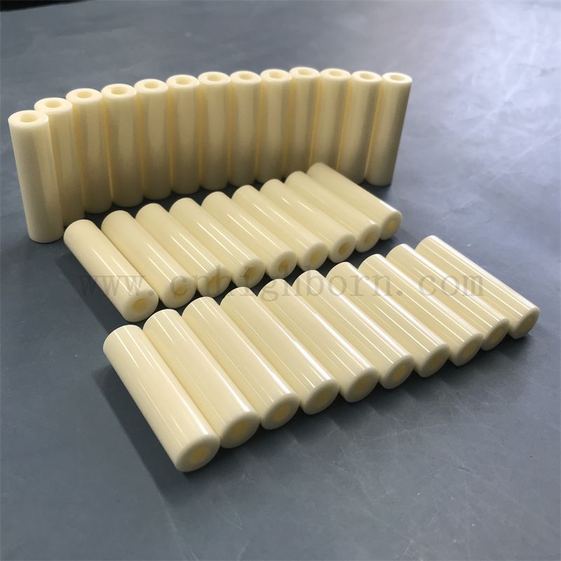 Dostosowane 99%AL2O3 Polerowanie lustra tlenku glinu ceramiczna rura izolacyjna
