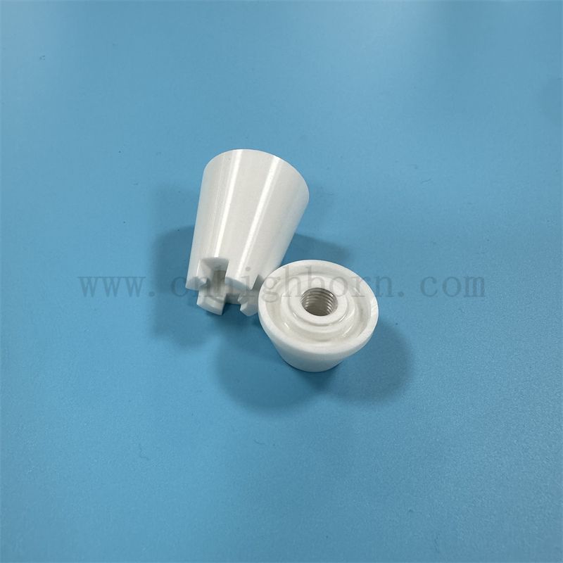 Industrial Custom Presice Ceramic Zirconia Zro2 Ceramiczne części maszynowe CNC