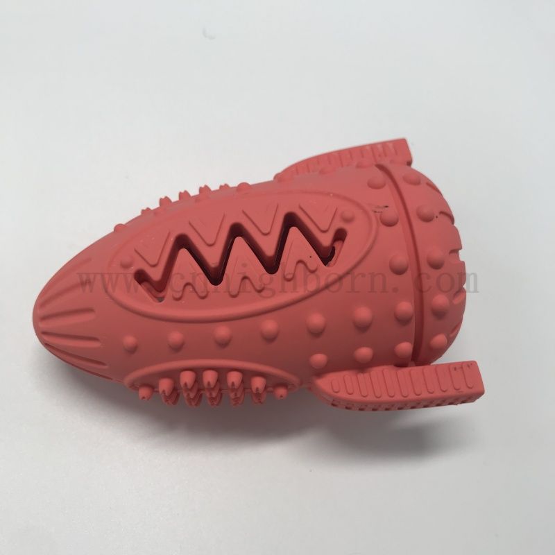 Interaktywne karmienie psa powolne podajnik ekologiczny silikonowy gumowy gumowy ząb czyszczenie zwierząt zwierzak