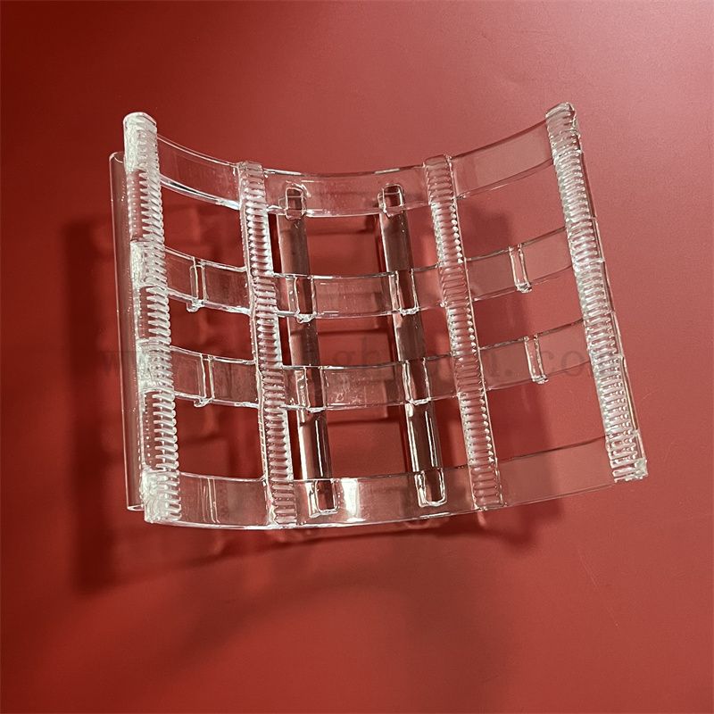 Fabryka dostarczająca energia słoneczna dostosowana przez przezroczystą stopioną krzemionkę kwarcową szklaną łódź opłatek