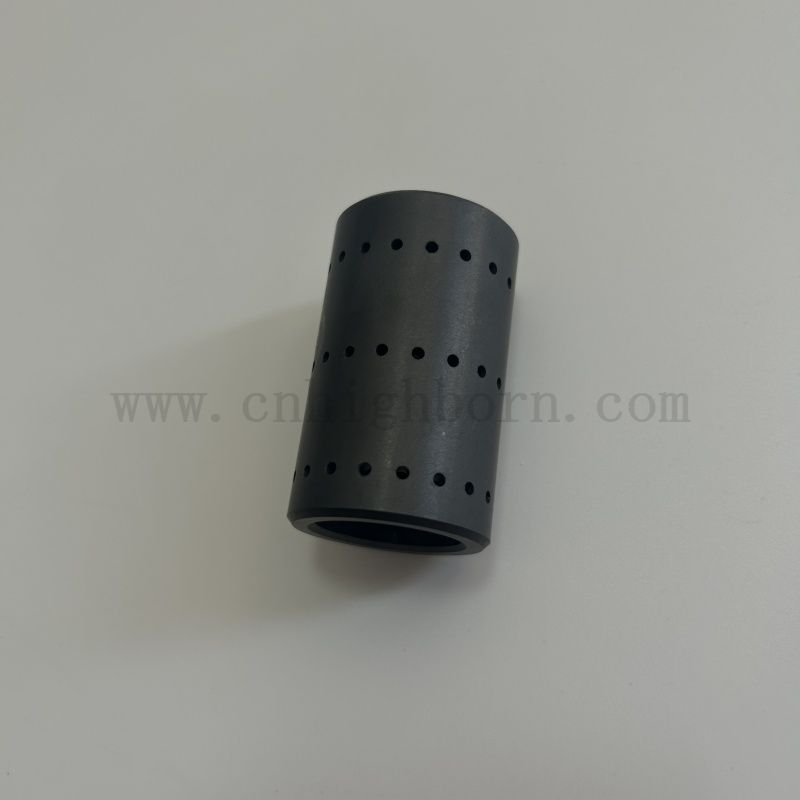 Dostosowane rurki z rurki ceramicznej SIC z otworami