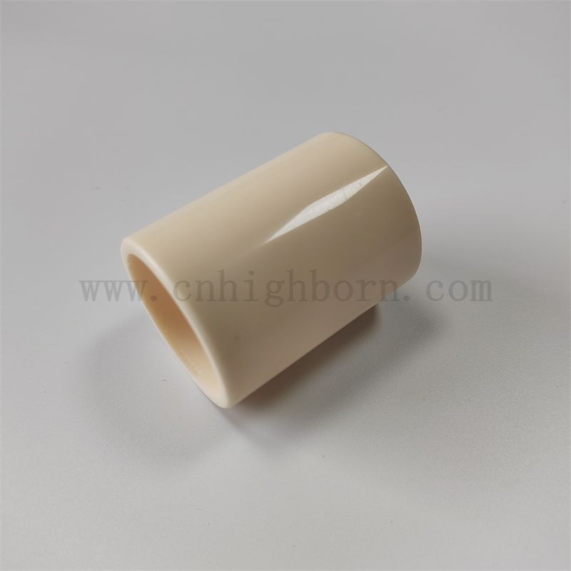 Polerowanie w wysokiej temperaturze 99,5% tlenku glinu ceramiczna rurka izolatorowa Al2O3 
